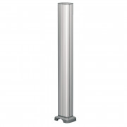 Мини-колонна для розеток Schneider Electric OptiLine 45 1-сторонняя 70 см с отверстием алюминий белый ISM20206P