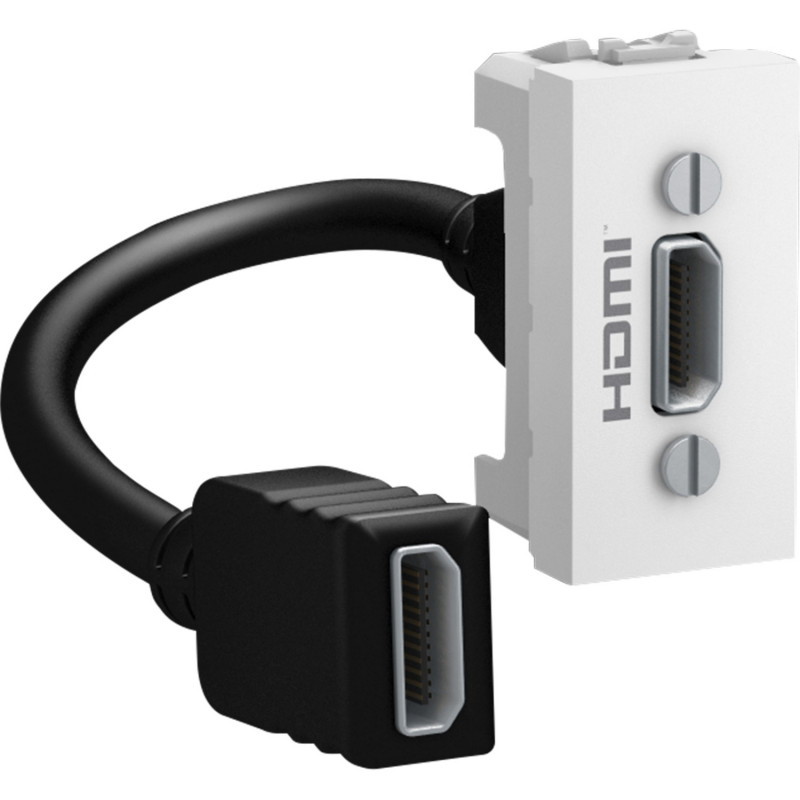 Розетка HDMI Schneider Electric Unica 1 модуль белый MGU3.430.18