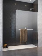 Душевая перегородка Radaway Modo New II с полотенцедержателем 105х200 см хром/прозрачное стекло 389105-01-01W