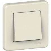 Вимикач Schneider Electric Leona 1-клавішний крем LNA0100323