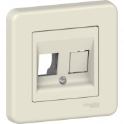 Накладка двухмодульная Schneider Electric Leona КАТ5Е 6 UTP пластик крем LNA4401123