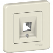 Накладка одномодульная Schneider Electric Leona КАТ5Е 6 UTP пластик крем LNA4301123