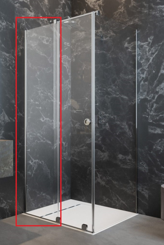 Неподвижный элемент душевой двери Radaway Furo KDJ RH 46х200 см прозрачное стекло 10110460-01-01