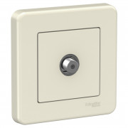 Розетка SAT оконечная Schneider Electric Leona пластик крем LNA3700123