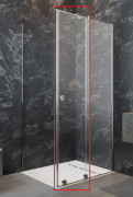 Створка душевой двери Radaway Furo KDJ RH 49.2х200 см раздвижная правая хром/прозрачное стекло 10104492-01-01RU
