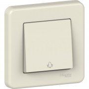 Кнопка звонка Schneider Electric Leona с символом Звонок крем LNA0800323