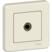 Розетка ТВ кінцева Schneider Electric Leona пластик крем LNA3200123