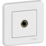 Розетка ТВ оконечная Schneider Electric Leona пластик белый LNA3200121