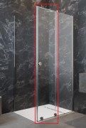 Створення душових дверей Radaway Furo KDJ RH 49.2х200 см розсувна права хром/прозоре скло 10104492-01-01RU