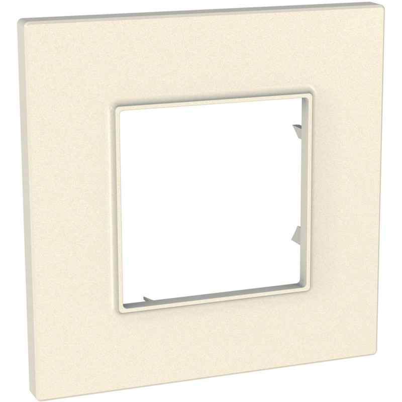 Рамка 1-постовая Schneider Electric Unica Quadro серо-жемчужный MGU4.702.35