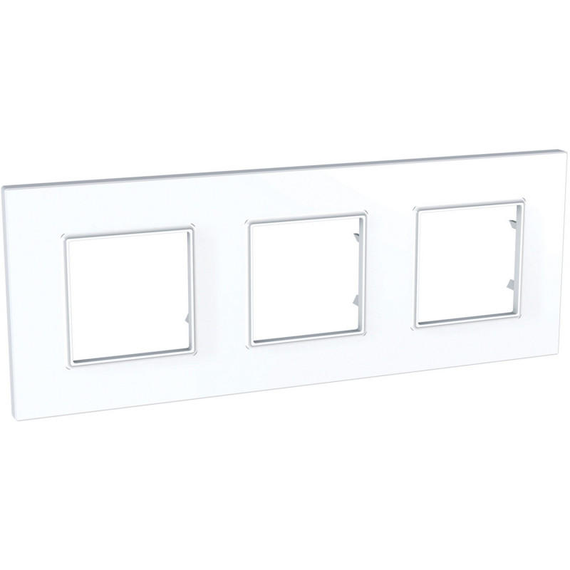 Рамка 3-постовая Schneider Electric Unica Quadro белый MGU2.706.18
