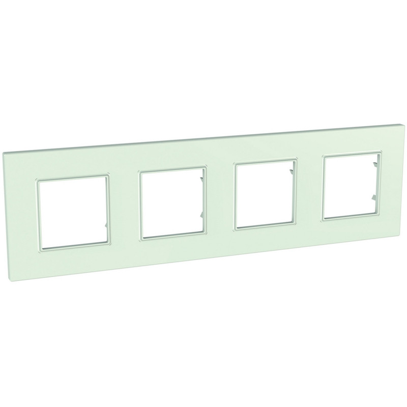 Рамка 4-постова Schneider Electric Unica Quadro міський зелений MGU2.708.17