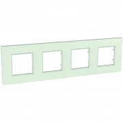 Рамка 4-постовая Schneider Electric Unica Quadro городской зеленый MGU2.708.17