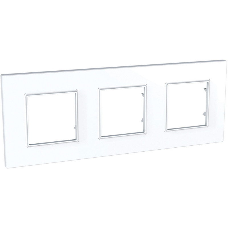 Рамка 3-постовая Schneider Electric Unica Quadro белый MGU2.706.18