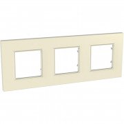 Рамка 3-постовая Schneider Electric Unica Quadro камень MGU2.706.16