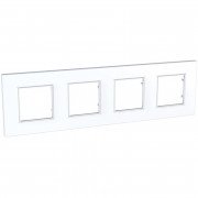 Рамка 4-постова Schneider Electric Unica Quadro білий MGU2.708.18