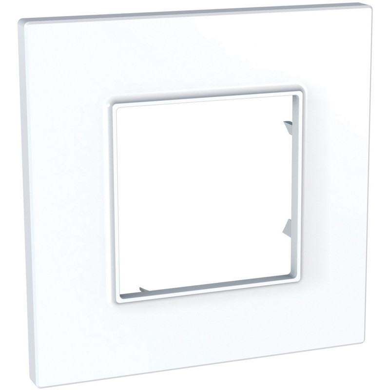 Рамка 1-постовая Schneider Electric Unica Quadro белый MGU2.702.18