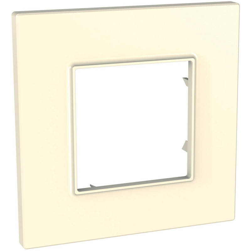 Рамка 1-постова Schneider Electric Unica Quadro слонова кістка MGU2.702.25