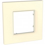 Рамка 1-постова Schneider Electric Unica Quadro слонова кістка MGU2.702.25
