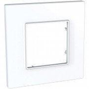 Рамка 1-постова Schneider Electric Unica Quadro білий MGU2.702.18