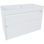 Тумба під раковину Radaway Elegant 60 підвісна ДСП/МДФ білий глянець M04060-01-01