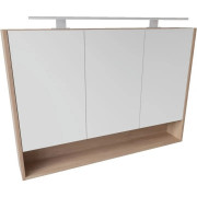 Зеркальный шкаф Radaway Silvia 100 ДСП/МДФ белый/дуб ватан M43100-12-03