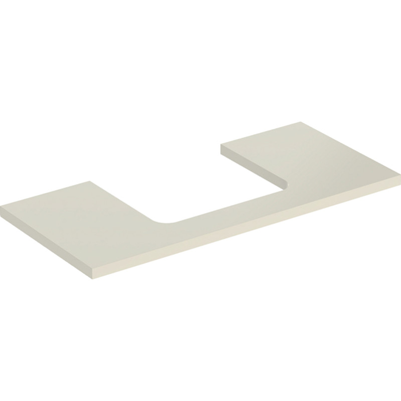 Столешница Geberit One 105x3x47 см ДСП песочно-серый глянцевый 505.284.00.4