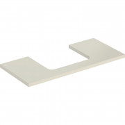 Стільниця Geberit One 105x3x47 см ДСП пісочно-сірий глянсовий 505.284.00.4