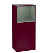 Шкафчик для ванной Villeroy & Boch Finion 41,8х93,6х27 см петли слева с подсветкой МДФ пион матовый лак/оливковый матовый лак  F520GMHB