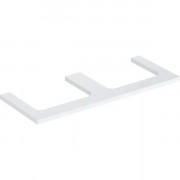 Стільниця Geberit One 120x3x47 см з подвійним вирізом ДСП білий глянсовий 505.345.00.1