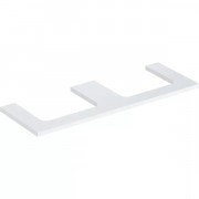 Стільниця Geberit One 135x3x47 см з подвійним вирізом ДСП білий глянсовий 505.286.00.1