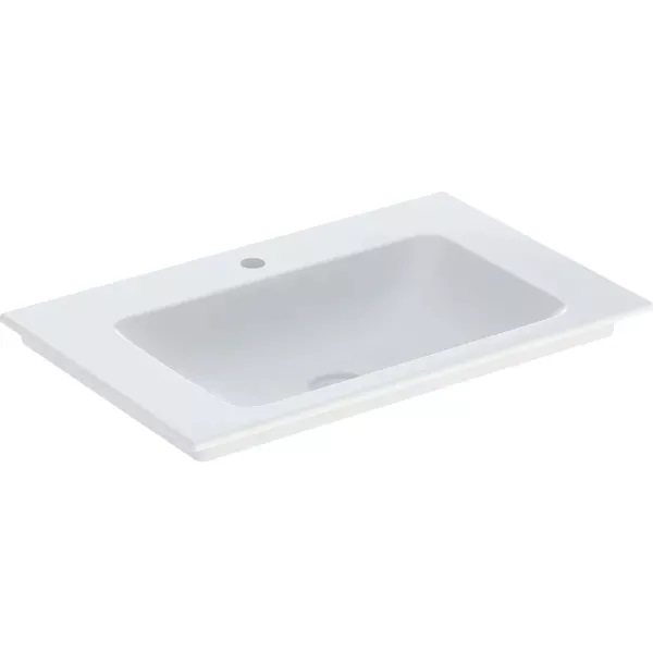 Раковина для ванної Geberit One 75x48 см з отвором під змішувач санкераміка білий 505.010.01.2