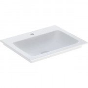 Раковина для ванної Geberit One 60x48 см з отвором під змішувач санкераміка білий 505.010.01.1