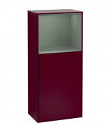 Шкафчик для ванной Villeroy & Boch Finion 41,8х93,6х27 см петли справа с подсветкой МДФ пион матовый лак/оливковый матовый лак G530GMHB