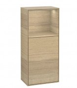 Шафка для ванної Villeroy & Boch Finion 41,8х93,6х27 см петлі праворуч з підсвічуванням ДСП шпон дуба G530PCPC