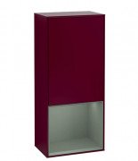 Шкафчик для ванной Villeroy & Boch Finion 41,8х93,6х27 см петли слева с подсветкой МДФ пион матовый лак/оливковый матовый лак F540GMHB