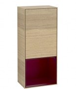 Шкафчик для ванной Villeroy & Boch Finion 41,8х93,6х27 см петли слева с подсветкой ДСП шпон дуба/пион матовый лак F540HBPC