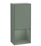 Шкафчик для ванной Villeroy & Boch Finion 41,8х93,6х27 см петли слева с подсветкой МДФ оливковый матовый лак G540GMGM