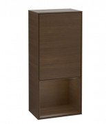 Шкафчик для ванной Villeroy & Boch Finion 41,8х93,6х27 см петли слева с подсветкой ДСП шпон грецкого ореха G540GNGN