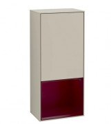 Шафка для ванної Villeroy & Boch Finion 41,8х93,6х27 см петлі зліва з підсвічуванням МДФ пісок матовий лак/півон матовий лак G540HBHH