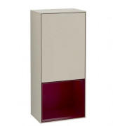 Шкафчик для ванной Villeroy & Boch Finion 41,8х93,6х27 см петли слева с подсветкой МДФ песок матовый лак/пион матовый лак G540HBHH