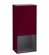 Шкафчик для ванной Villeroy & Boch Finion 41,8х93,6х27 см петли слева с подсветкой МДФ пион матовый лак/темно-синий матовый лак G540HGHB