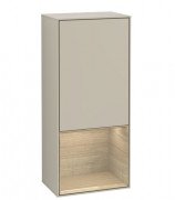 Шкафчик для ванной Villeroy & Boch Finion 41,8х93,6х27 см петли слева с подсветкой МДФ песок матовый лак/шпон дуба G540PCHH