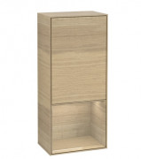 Шкафчик для ванной Villeroy & Boch Finion 41,8х93,6х27 см петли слева с подсветкой ДСП шпон дуба G540PCPC