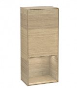 Шкафчик для ванной Villeroy & Boch Finion 41,8х93,6х27 см петли слева с подсветкой ДСП шпон дуба G540PCPC