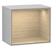 Стеллаж для ванной Villeroy & Boch Finion 41,8х35,6х27 см с подсветкой МДФ светло-серый матовый лак/шпон дуба F580PCGJ