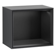 Стелаж для ванної Villeroy & Boch Finion 41,8 х35, 6х27 см з підсвічуванням МДФ темно-синій матовий лак/чорний матовий лак F580PDHG