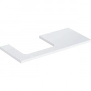 Стільниця Geberit One 105x3x47 см виріз зліва ДСП білий глянсовий 505.304.00.1