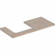 Столешница Geberit One 105x3x47 см вырез слева ДСП дуб 505.304.00.5