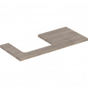 Стільниця Geberit One 105x3x47 см виріз зліва ДСП горіх гікорі 505.304.00.6